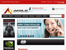 Tablet Screenshot of agilecomputadores.com.br